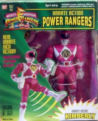 Mighty Morphin Power Rangers Karate Kickin Kimberly Pink Ranger © 1994 Bandi